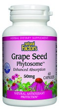 Grape Seed Phytosome (60 capsules) Natural Factors