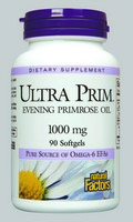 Women's Ultra Prim 1000mg/100GLA (90 softgels) Natural Factors