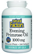 Evening Primrose Oil 1000 mg/ 100mg GLA(240 softgels) Natural Factors