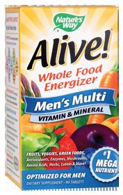 Alive! Men's Multi (90 tablets) Nature's Way