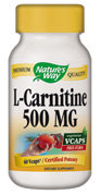 L-Carnitine ( 60 Vcaps ) Nature's Way