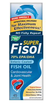 Super Fisol Fish Oil ( 45 softgel ) Nature's Way
