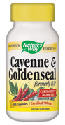 Cayenne with Goldenseal ( 100 capsules ) Nature's Way