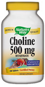 Choline (100 tablets - 500 mg) Nature's Way