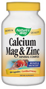 Calcium, Magnesium, Zinc ( 100 capsules ) Nature's Way