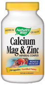 Calcium, Magnesium, Zinc ( 250 capsules ) Nature's Way