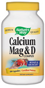 Calcium, Magnesium, Vitamin D ( 100 capsules ) Nature's Way