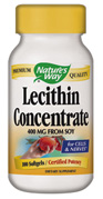 Lecithin Concentrate ( 100 softgel ) Nature's Way