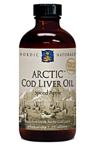 Arctic Cod Liver Oil (Spiced Apple 8 oz) Nordic Naturals