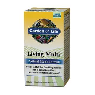 Living Multi Optimal Men's Formula (180 Caplets) Garden of Life