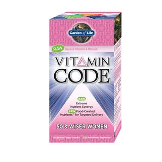Vitamin Code - 50 & Wiser Women's Multi (120 Capsules) Garden of Life