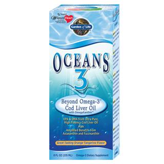Oceans 3 - Beyond Omega 3 Cod Liver Oil (8oz Oil) Garden of Life