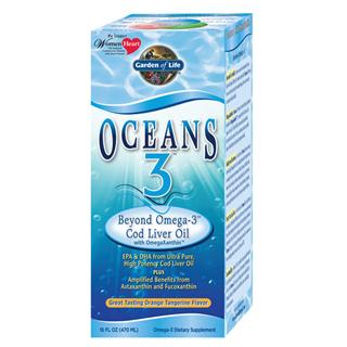 Oceans 3 - Beyond Omega 3 Cod Liver Oil (16oz Oil) Garden of Life