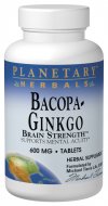 Bacopa-Ginkgo Brain Strength (60 tablets) Planetary Herbals
