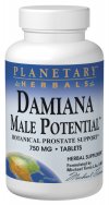 Damiana Male Potential (180 tablets) Planetary Herbals