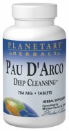 Deep Cleansing Pau D'Arco (150 tablets) Planetary Herbals