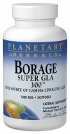 Borage Super GLA (1300mg 60 softgels Planetary Herbals