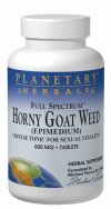 Full Spectrum Horny Goat Weed (1200mg 60 tablets) Planetary Herbals