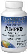 Full Spectrum Pumpkin Seed Oil (1000mg 45 softgels) Planetary Herbals
