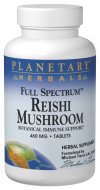 Full Spectrum Reishi Mushroom (460mg 100 tablets) Planetary Herbals