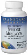 Full Spectrum Shiitake Mushroom (430mg 30 tablets) Planetary Herbals