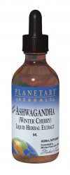 Ashwagandha Lemon Flavor Liquid Extract (2 oz) Planetary Herbals