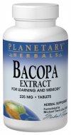 Bacopa Extract (225mg 240 tablets) Planetary Herbals
