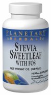 Stevia plus FOS (4 oz) Planetary Herbals