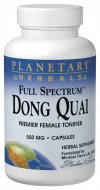 Full Spectrum Dong Quai (550mg 120 capsules) Planetary Herbals