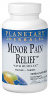 Minor Pain Relief (750mg 60 tablets) Planetary Herbals