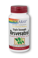 Triple Strength Resveratrol (225 mg 60 vegetarian capsules) Solaray Vitamins