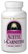 Acetyl L-Carnitine (250 mg 120 tabs) Source Naturals