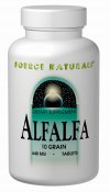 Alfalfa (108 mg 1000 tabs) Source Naturals