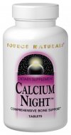 Calcium Night (150 mg 120 tabs) Source Naturals