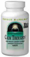 Calm Thoughts (45 tabs) Source Naturals