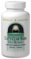 Cat's Claw Bark (1000 mg 60 tabs) Source Naturals