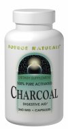 Charcoal (260 mg 200 caps) Source Naturals