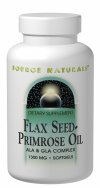 Flax Seed-Primrose Oil (1300 mg 180 softgels) Source Naturals
