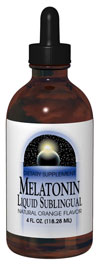 Melatonin Liquid Sublingual (2 fl oz) Source Naturals