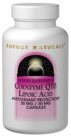 Coenzyme Q10 & Lipoic Acid (30 mg 60 caps) Source Naturals