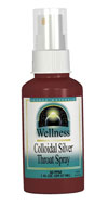 Wellness Colloidal Silver Throat Spray (1 oz) Source Naturals