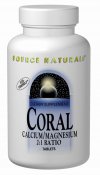 Coral Calcium/Magnesium (300 mg 180 caps) Source Naturals