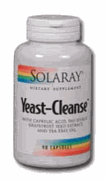 Yeast Cleanse (90 caps) Solaray Vitamins