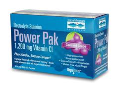 Electrolyte Stamina Power Pak Concord Grape Flavor (1 box/ 32 packets) Trace Mineral Research