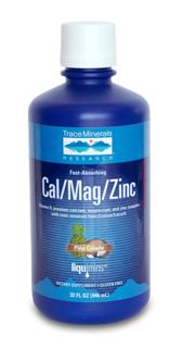 Liquid Cal/Mag/Zinc (1200mg/600mg/15mg - 32 oz) Trace Mineral Research