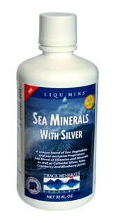 Sea Minerals & Silver (32 oz) Trace Mineral Research