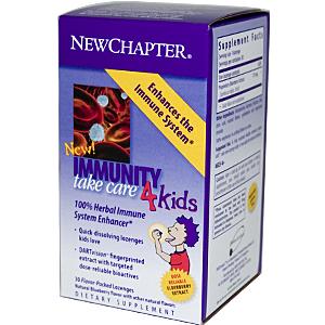 Immunity Take Care4 Kids (30 lozenges) New Chapter Nutrition