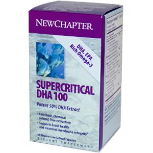 Supercritical DHA 100 (30 soft gels) New Chapter Nutrition