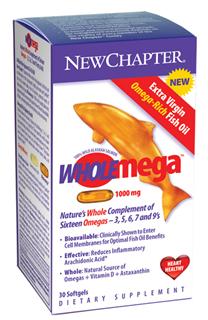 Wholemega (1,000 mg 30 soft gels) New Chapter Nutrition