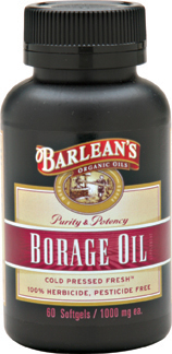 Borage Oil (60 soft gels) Barlean's